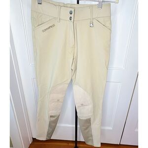 Romfh Riding Breeches with Knee Patches Tan Size 28R